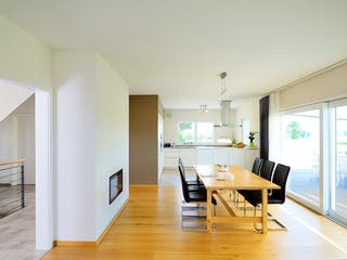 Fertighaus Haus Sonnenfeld von Keitel-Haus Schlüsselfertig ab 460364€, Pultdachhaus Innenansicht 2