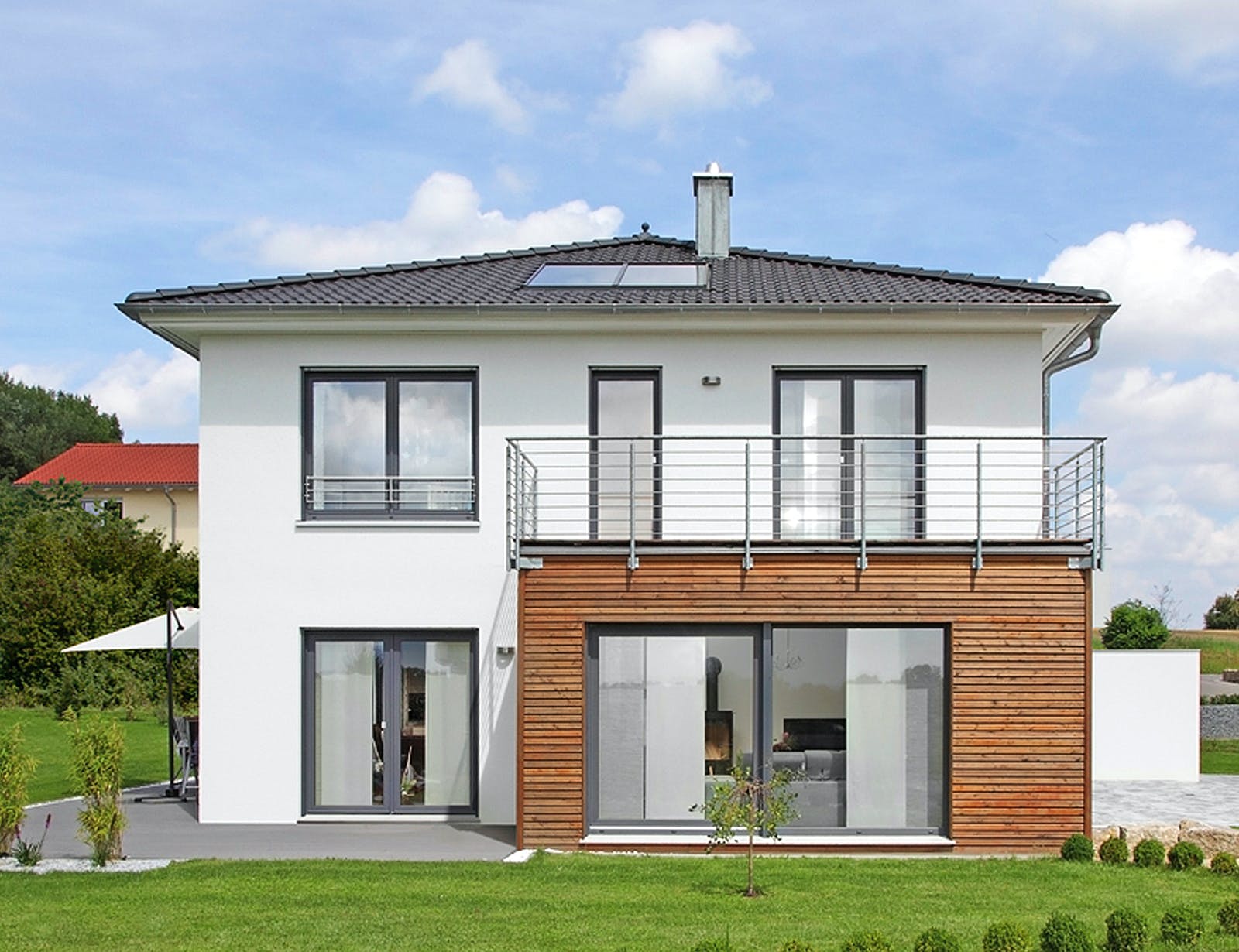Fertighaus Stadthaus 150 von Keitel-Haus Schlüsselfertig ab 330600€, Stadtvilla Außenansicht 1