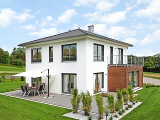 Fertighaus Stadthaus 150 von Keitel-Haus Schlüsselfertig ab 414251€, Stadtvilla Außenansicht 2