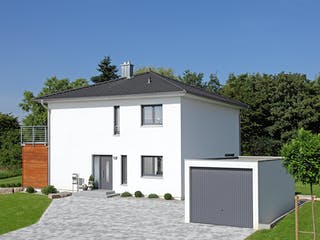 Fertighaus Stadthaus 150 von Keitel-Haus Schlüsselfertig ab 414251€, Stadtvilla Außenansicht 3
