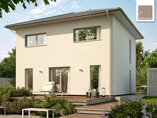 Massivhaus Stadtvilla Novo von Kern-Haus Schlüsselfertig ab 346900€, Stadtvilla Außenansicht 1