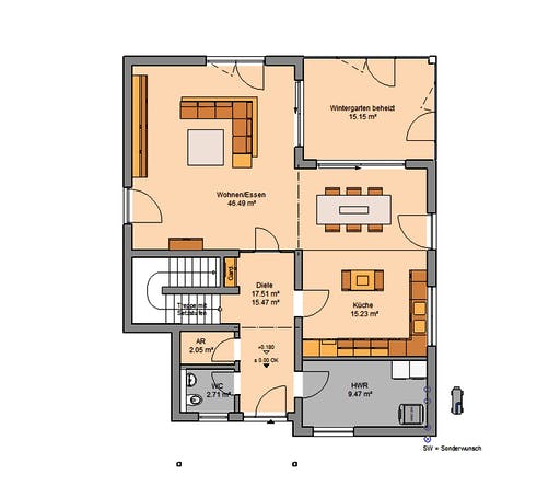 Kern - Akzent Floorplan 1