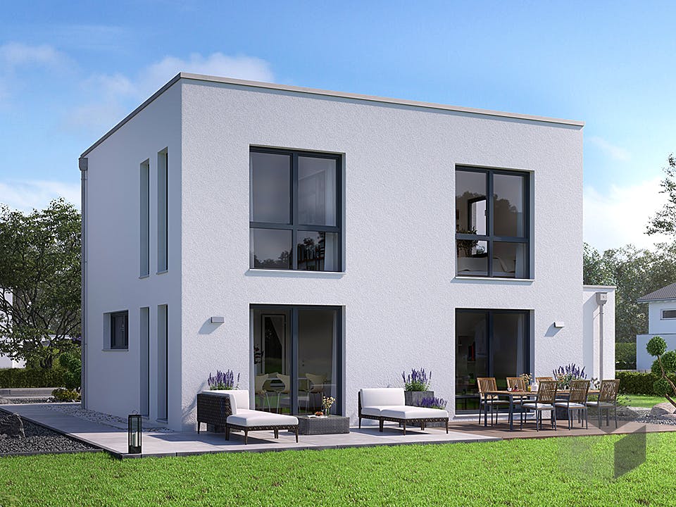 Bauhaus Puro von Kern-Haus Außenansicht