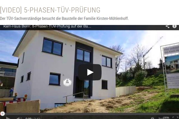 5-Phasen-TÜV-Prüfung Kern-Haus
