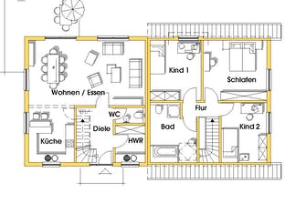 Kerstin 2 (KfW-Effizienzhaus 40) Grundriss