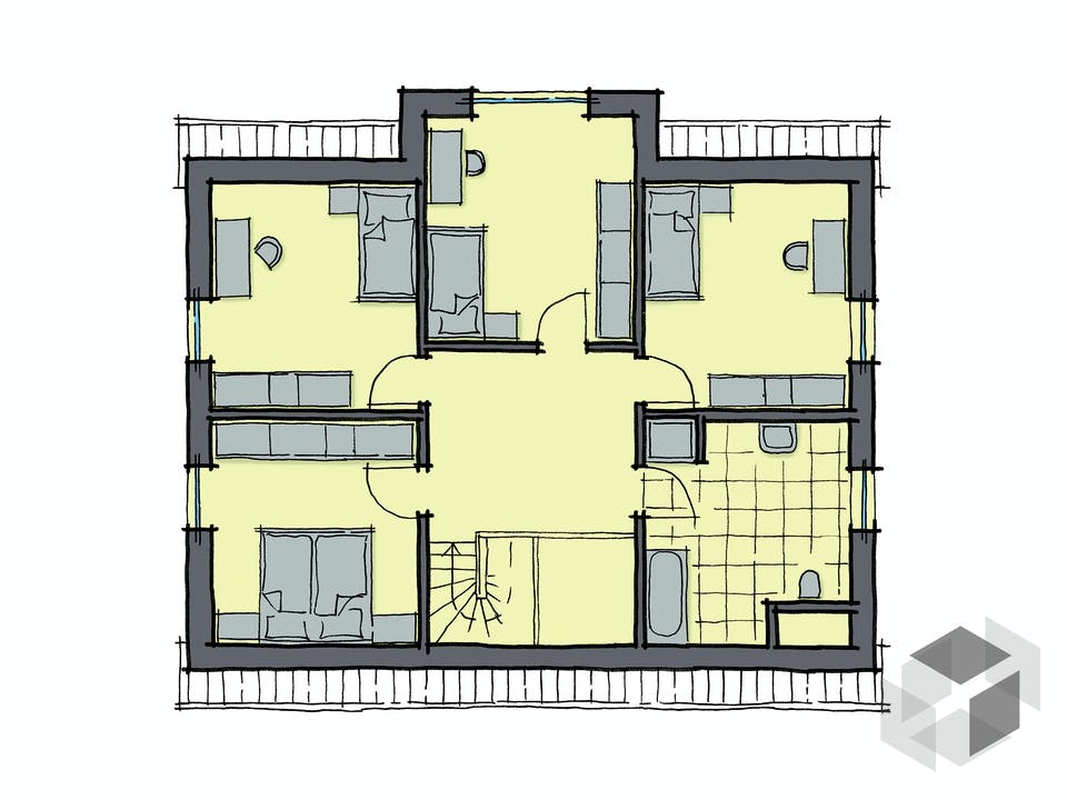 Kiefernallee - Var. 1 von GUSSEK HAUS Grundriss