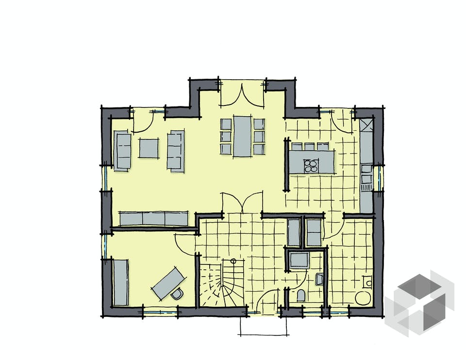 Kiefernallee - Var. 1 von GUSSEK HAUS Grundriss