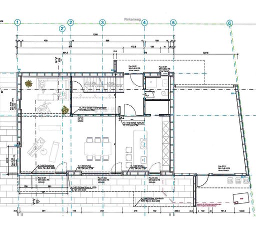Fertighaus Musterhaus Holzbau von Kielwein Holzbau Schlüsselfertig ab 400000€, Cubushaus Grundriss 1