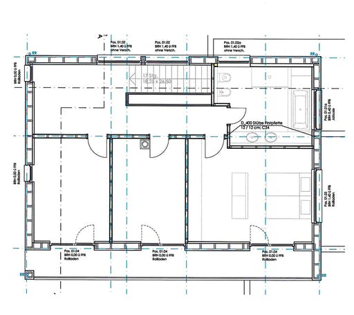 Fertighaus Musterhaus Holzbau von Kielwein Holzbau Schlüsselfertig ab 400000€, Cubushaus Grundriss 2