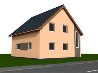 Fertighaus Kim 108 von Klaus Kowalski Immobilien Schlüsselfertig ab 164975€, Satteldach-Klassiker Außenansicht 3