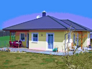 Fertighaus Kircher von Iller-Haus Schlüsselfertig ab 169000€, Bungalow Außenansicht 1