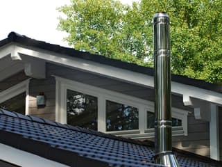 Fertighaus Kirschlorbeer von Stommel Haus, Blockhaus Außenansicht 9