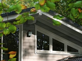 Fertighaus Kirschlorbeer von Stommel Haus, Blockhaus Außenansicht 7