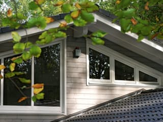 Fertighaus Kirschlorbeer von Stommel Haus, Blockhaus Außenansicht 10
