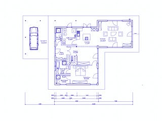Fertighaus Kirschlorbeer von Stommel Haus, Blockhaus Grundriss 2