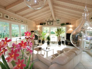 Fertighaus Kirschlorbeer von Stommel Haus, Blockhaus Innenansicht 5