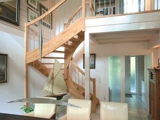 Fertighaus Kirschlorbeer von Stommel Haus, Blockhaus Innenansicht 3