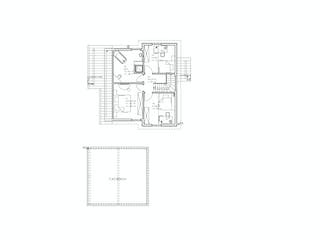 Fertighaus Kleineibstadt von Albert Haus, Pultdachhaus Grundriss 1