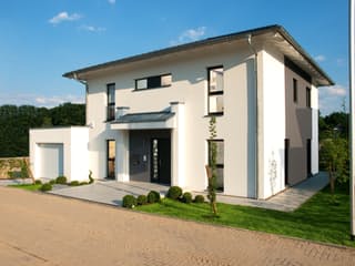 Fertighaus Ausstellungshaus Königs-Wusterhausen - CityLife 500 von WeberHaus Schlüsselfertig ab 279770€, Außenansicht 2