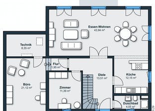 Ausstellungshaus Königs-Wusterhausen - CityLife 500 Grundriss