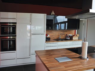 Fertighaus Kopenhagen von STREIF Haus, Pultdachhaus Innenansicht 1