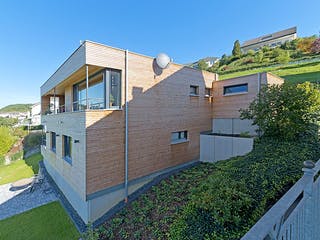 Fertighaus Dietrichs von Korte Holzbau, Cubushaus Außenansicht 2