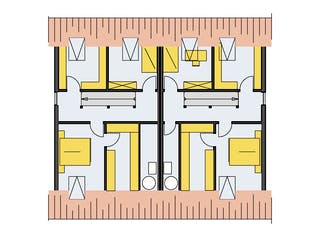 Fertighaus Fehr-Nelsen von Korte Holzbau, Satteldach-Klassiker Grundriss 3