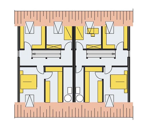 Fertighaus Fehr-Nelsen von KorteHaus®, Satteldach-Klassiker Grundriss 3