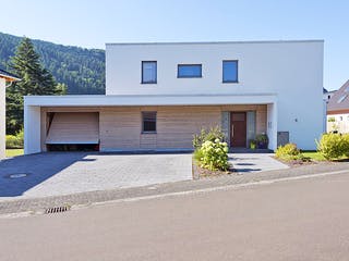 Fertighaus Füger von Korte Holzbau, Cubushaus Außenansicht 2
