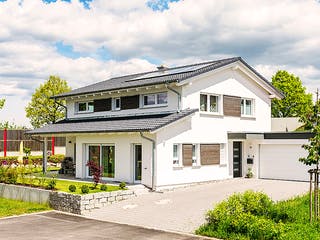 Fertighaus Geppert von Korte Holzbau, Satteldach-Klassiker Außenansicht 1