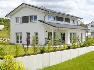 Fertighaus Geppert von Korte Holzbau, Satteldach-Klassiker Außenansicht 2