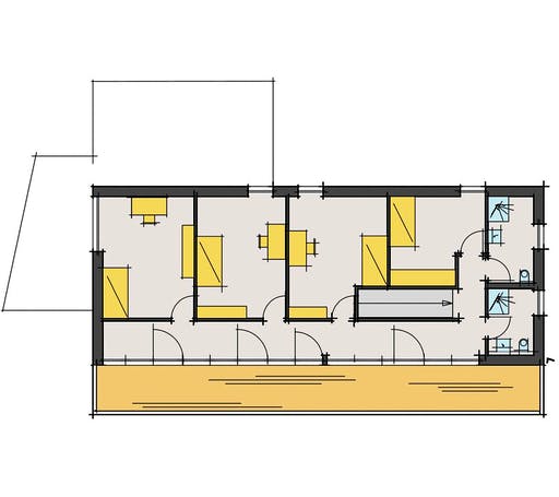 Fertighaus Kallenbach von KorteHaus®, Satteldach-Klassiker Grundriss 2