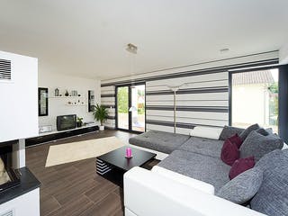 Fertighaus Mehnert von Korte Holzbau, Stadtvilla Innenansicht 2