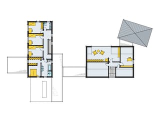 Fertighaus Schmidt-Wagner von Korte Holzbau, Satteldach-Klassiker Grundriss 2