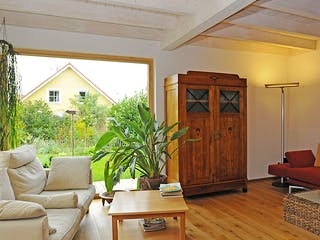 Fertighaus Schneider von Korte Holzbau, Satteldach-Klassiker Innenansicht 1