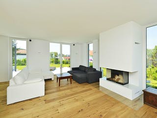 Fertighaus Thoman von Korte Holzbau, Satteldach-Klassiker Innenansicht 1