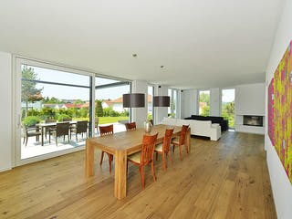 Fertighaus Thoman von Korte Holzbau, Satteldach-Klassiker Innenansicht 2