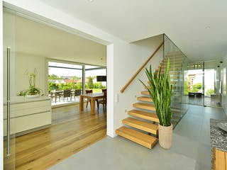 Fertighaus Thoman von Korte Holzbau, Satteldach-Klassiker Innenansicht 3