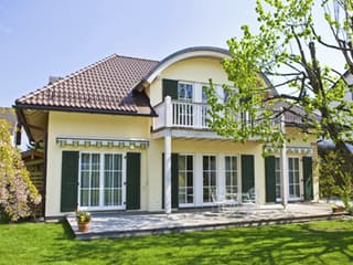 Fertighaus Krailling von ISARTALER HOLZHAUS Schlüsselfertig ab 348000€, Stadtvilla Außenansicht 1