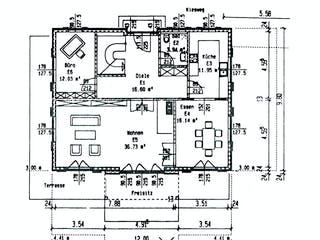 Fertighaus Krailling von ISARTALER HOLZHAUS Schlüsselfertig ab 348000€, Stadtvilla Grundriss 1