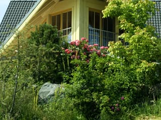 Fertighaus Kranich von Stommel Haus Schlüsselfertig ab 278000€, Blockhaus Außenansicht 14