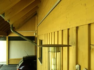 Fertighaus Kranich von Stommel Haus Schlüsselfertig ab 278000€, Blockhaus Außenansicht 4