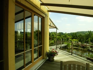 Fertighaus Kranich von Stommel Haus Schlüsselfertig ab 278000€, Blockhaus Außenansicht 5