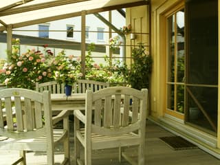 Fertighaus Kranich von Stommel Haus Schlüsselfertig ab 278000€, Blockhaus Außenansicht 6