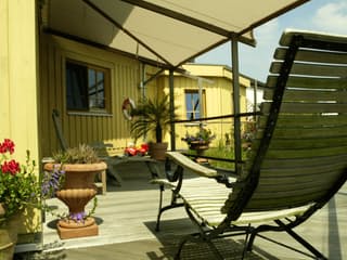 Fertighaus Kranich von Stommel Haus Schlüsselfertig ab 278000€, Blockhaus Außenansicht 7