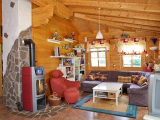 Blockhaus Krickenbach von Rems-Murr-Holzhaus Schlüsselfertig ab 262282€, Bungalow Innenansicht 1