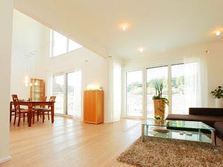 Fertighaus Kubistische Villa von Meisterstück-HAUS, Pultdachhaus Innenansicht 2