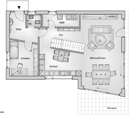 Kubus 25.87 Floorplan 1