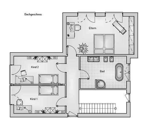 Kubus 25.17 EFH Floorplan 2
