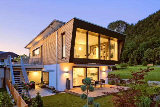 Individuelles Haus vom Architekten geplant